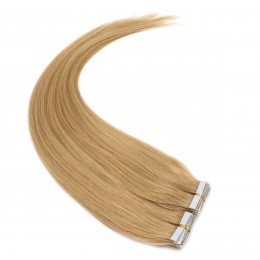 40cm Tape hair / pu extension / Tape IN lidské vlasy remy – přírodní blond