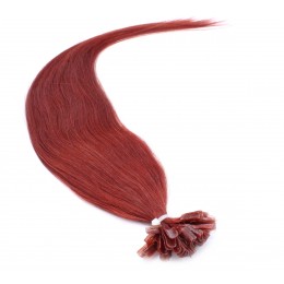 60cm vlasy evropského typu pro metodu keratin 0,5g/pr. – měděná
