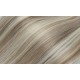 Clip in culík z pravých lidských vlasů rovný 60cm - platina/světle hnědá