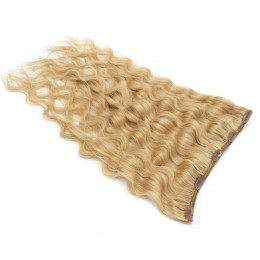 Clip pás 60cm vlnitý - přírodní blond