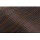 50cm vlasy pro metodu Micro Ring / Easy Loop 0,7g/pr. vlnité – tmavě hnědá