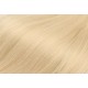 50cm Tape hair / pu extension / Tape IN lidské vlasy remy kudrnaté – nejsvětlejší blond