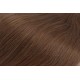 60cm Tape hair / pu extension / Tape IN lidské vlasy remy kudrnaté – středně hnědá