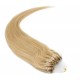 40cm vlasy evropského typu pro metodu Micro Ring / Easy Loop 0,7g/pr. – přírodní blond