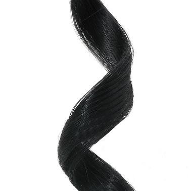 Clip-in černý pramínek remy.