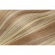 Deluxe clip in vlasy vlnité 100% lidské REMY 50cm - světlý melír