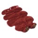 Deluxe clip in vlasy vlnité 100% lidské REMY 50cm - měděná