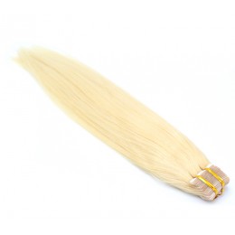 40cm Tape in – lidské vlasy 2. jakost – světlá blond