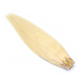 50cm Tape in – lidské vlasy 2. jakost – světlá blond