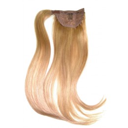 Clip in culík - pravé vlasy - 45 cm - světlá blond