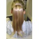 Clip in culík - pravé vlasy - 45 cm - melír medová blond