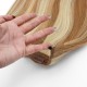Flip in halo vlasy 50cm - melír medová a světlá blond