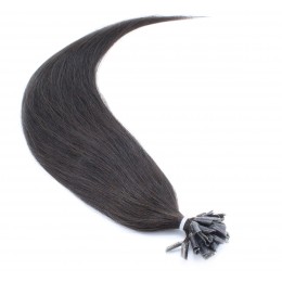 45cm slovanské vlasy pro metodu keratin 0,8g/pr. – černá