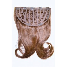 Easy Clip 50cm - lidské vlasy REMY - středně hnědá