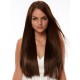 40cm Tape hair / pu extension / Tape IN lidské vlasy remy – středně hnědá