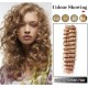 Clip in kudrnaté vlasy 100% lidské REMY 50cm - přírodní blond