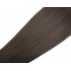 Clip culík / cop ze 100% japonského kanekalonu 60cm kudrnatý - tmavě hnědý