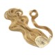 Clip culík / cop ze 100% japonského kanekalonu 60cm vlnitý - přírodní /světlejší blond