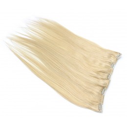 Clip pás 40cm rovný - nejsvětlejší blond