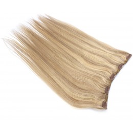 Clip pás 40cm rovný - přírodní / světlejší blond